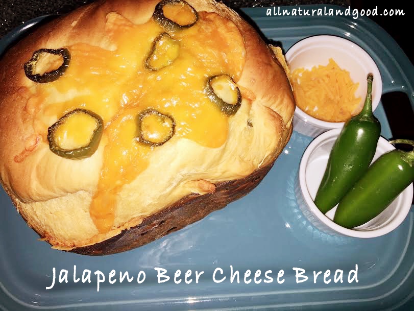 Jalapeño Beer Cheese Bread All Natural & Good