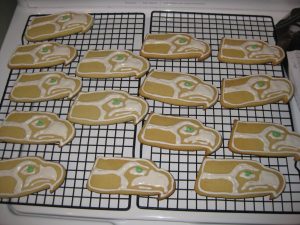 Seahawks Cookies