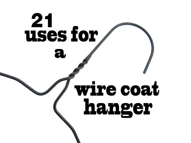 21 Uses for a Wire Coat Hanger