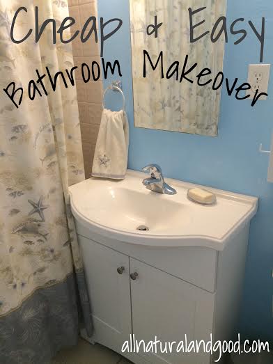 Cheap Bathroom Makeover