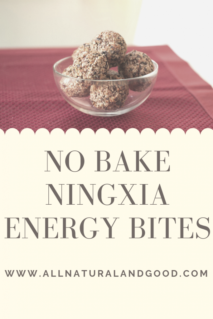 No Bake Ningxia Energy Bites
