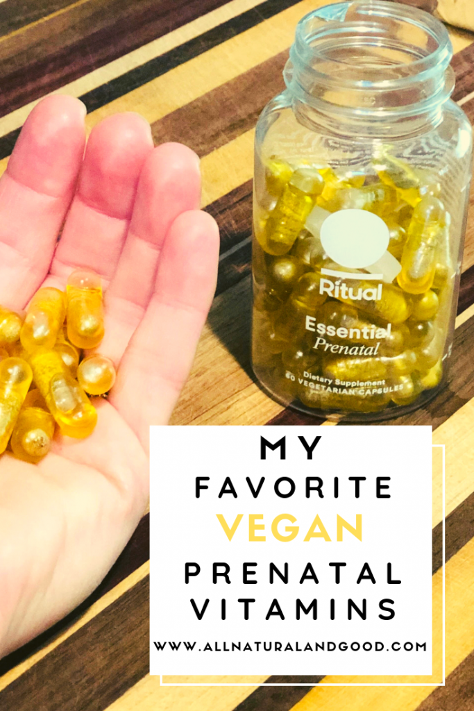 Ritual Essential Prenatal Vegan Friendly Vitamins