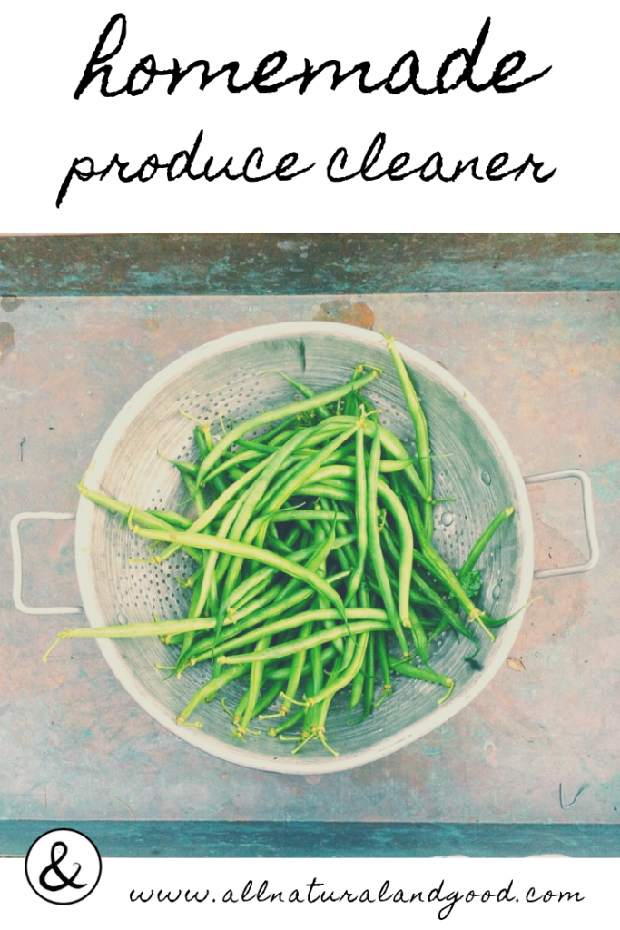Homemade Produce Cleaner