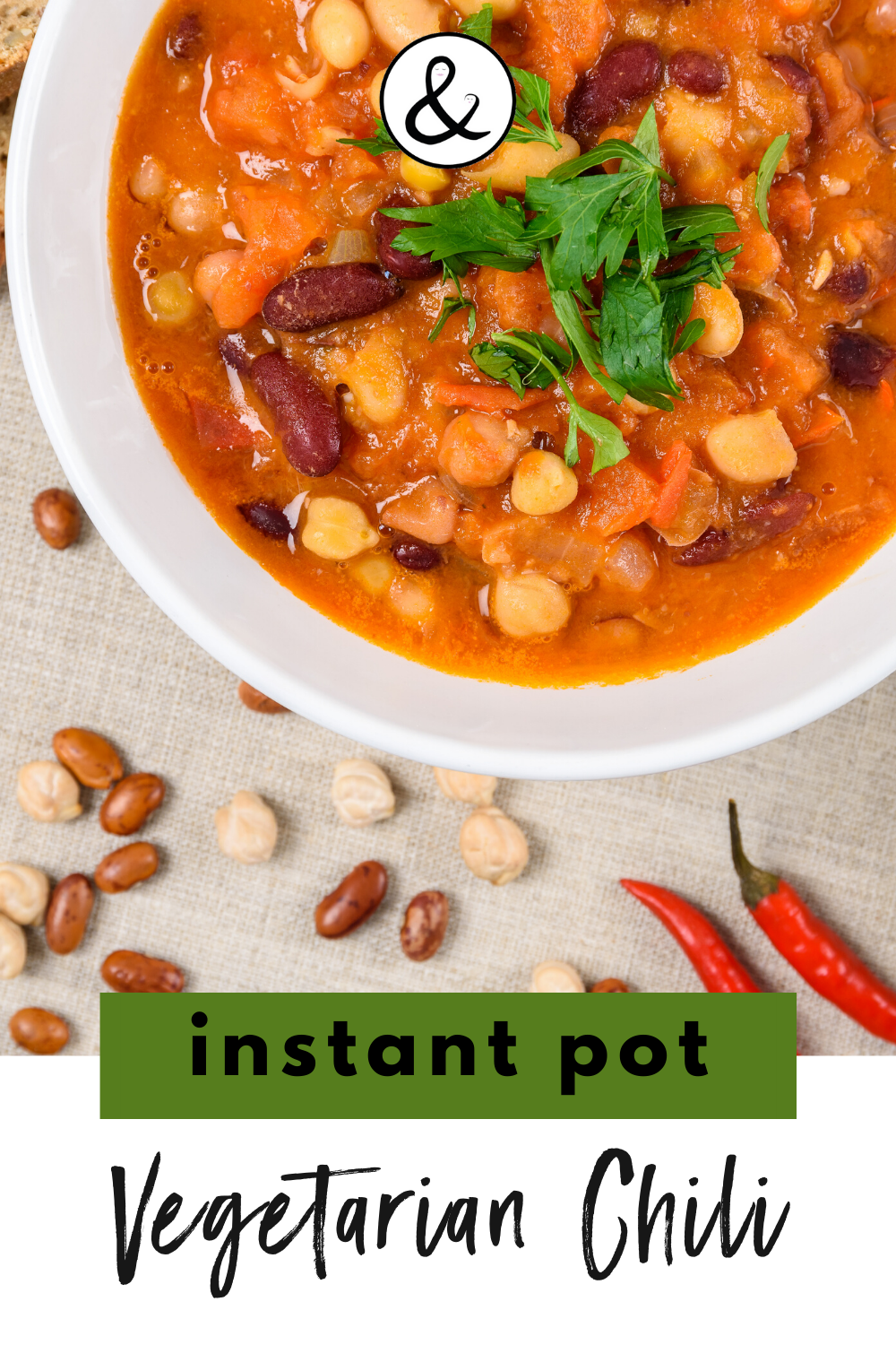 Instant Pot Vegetarian Chili Recipe