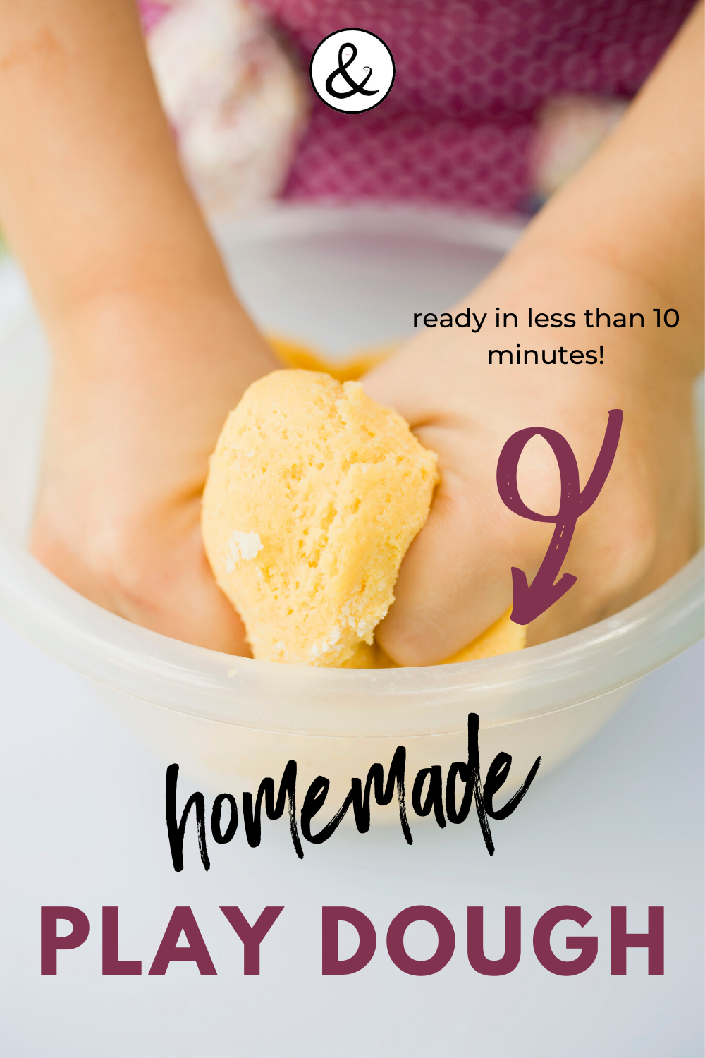 Homemade Play Dough in 10 Minutes or Less