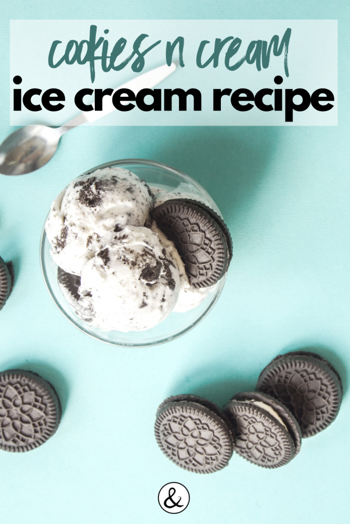 Homemade Cookies n Cream Ice Cream