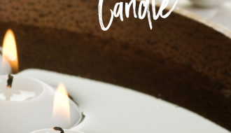DIY Citronella Floating Candle Bowl for the Outdoors