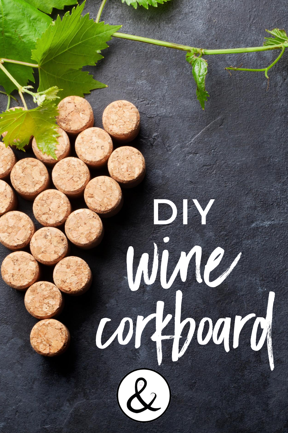 DIY Wine Corkboard