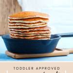 Toddler Approved Two Ingredient Pancakes