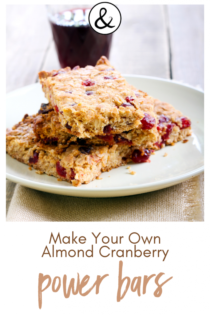 Homemade Almond Cranberry Power Bars